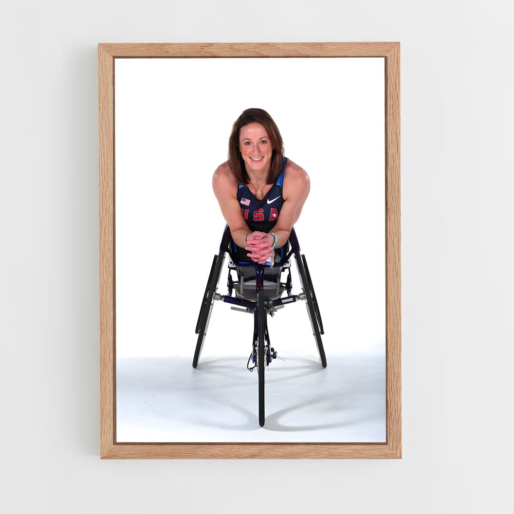 Poster Tatyana mcfadden – affiche Jeux Olympiques (vue 4)